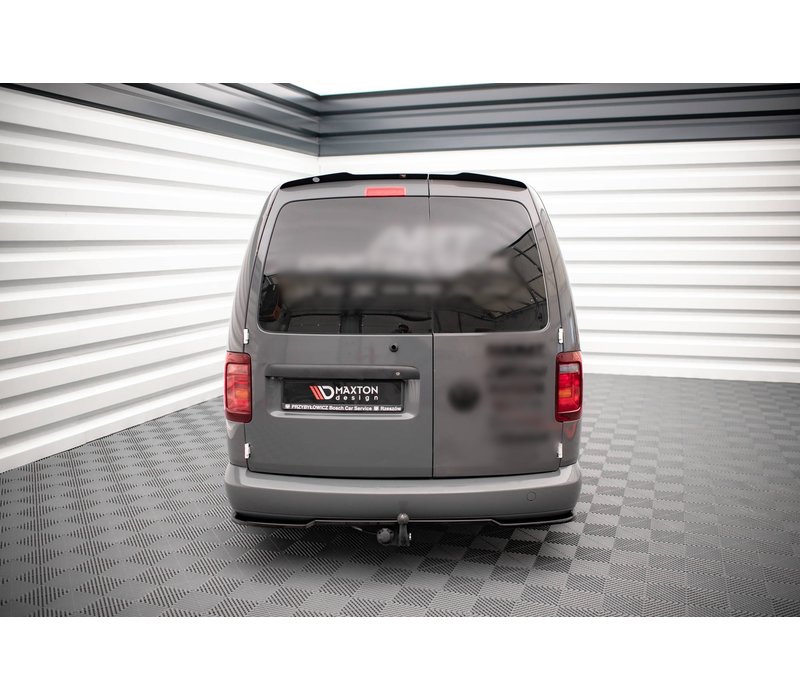 Central Rear Splitter for Volkswagen Caddy MK3 Facelift 2010 - 2015 (Long)