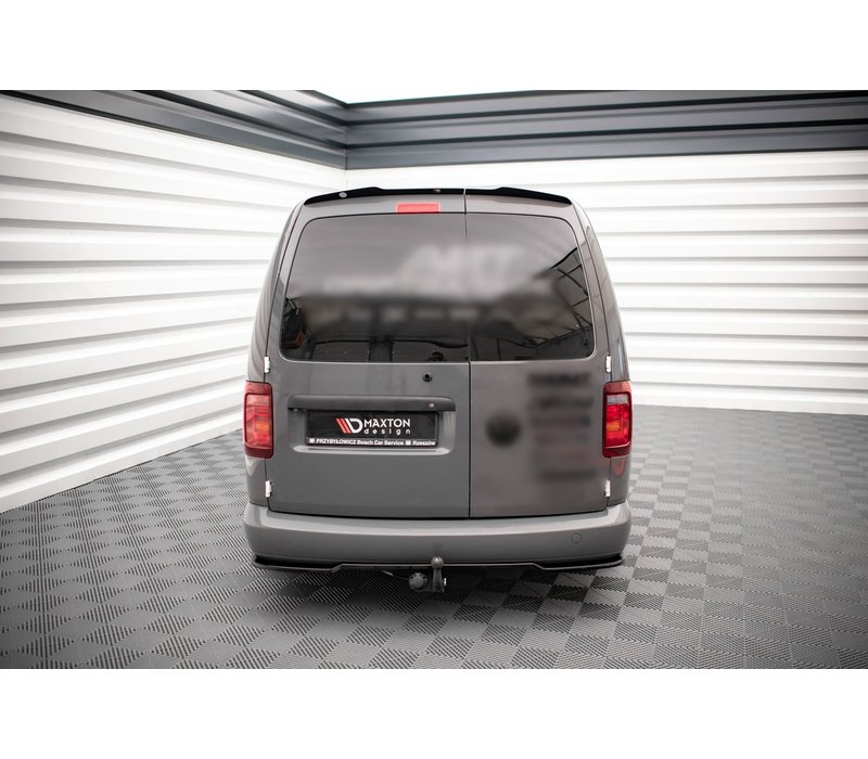 Central Rear Splitter for Volkswagen Caddy MK3 Facelift 2010 - 2015