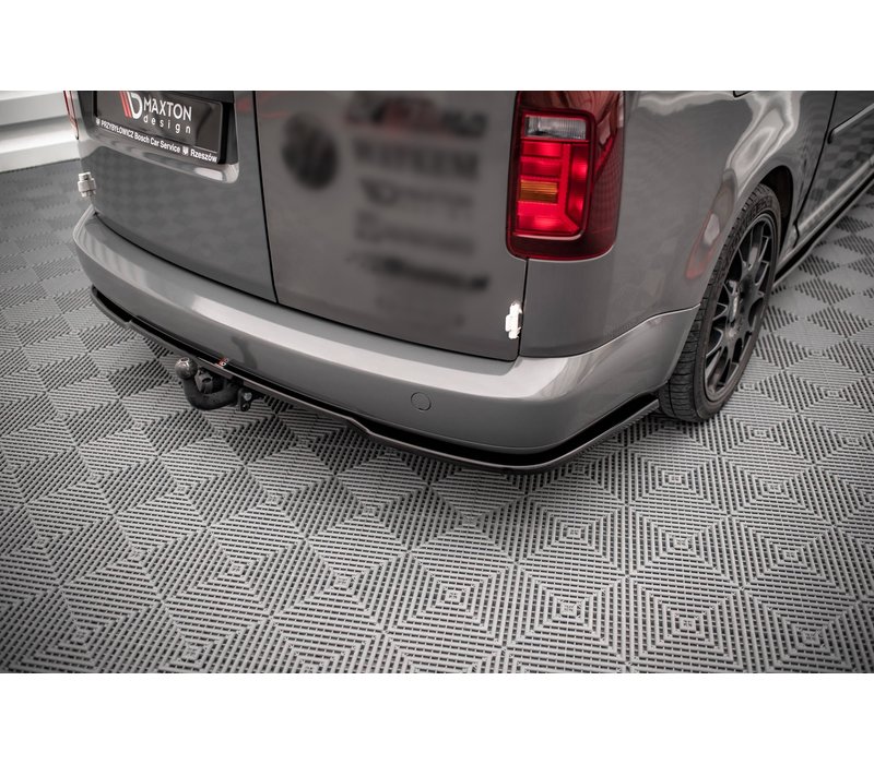 Central Rear Splitter for Volkswagen Caddy MK3 Facelift 2010 - 2015 (Long)