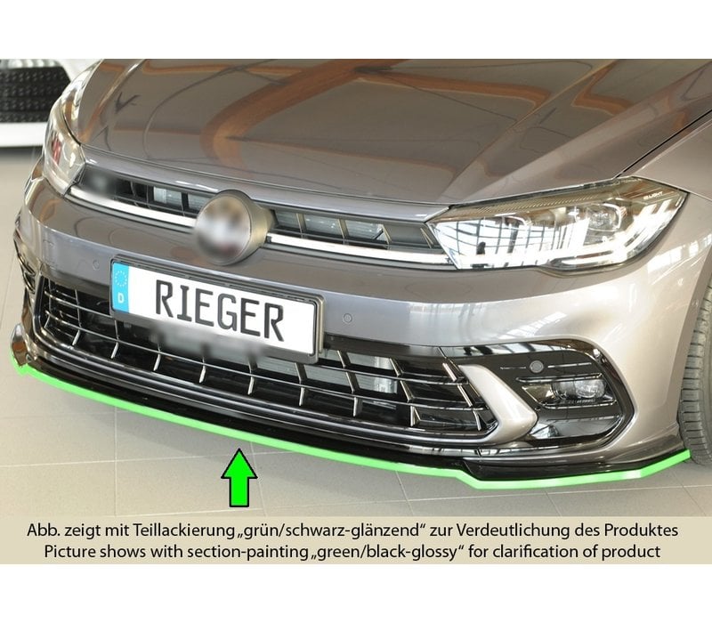 Front Splitter for Volkswagen Polo 6 (AW) GTI /  R line Facelift