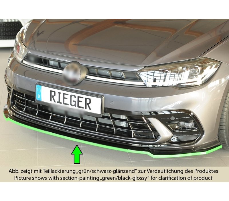 Front Splitter voor Volkswagen Polo 6 (AW) GTI /  R line Facelift
