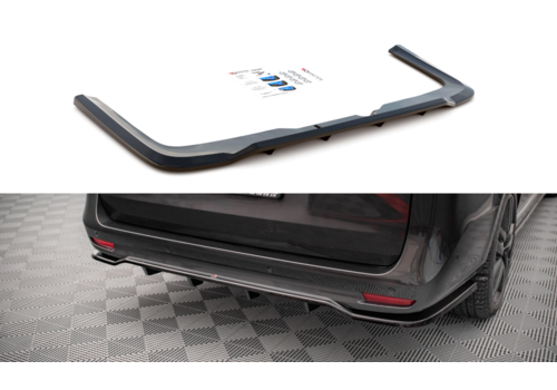 Maxton Design Central Rear splitter for Mercedes Benz V-Class W447 Facelift AMG Line