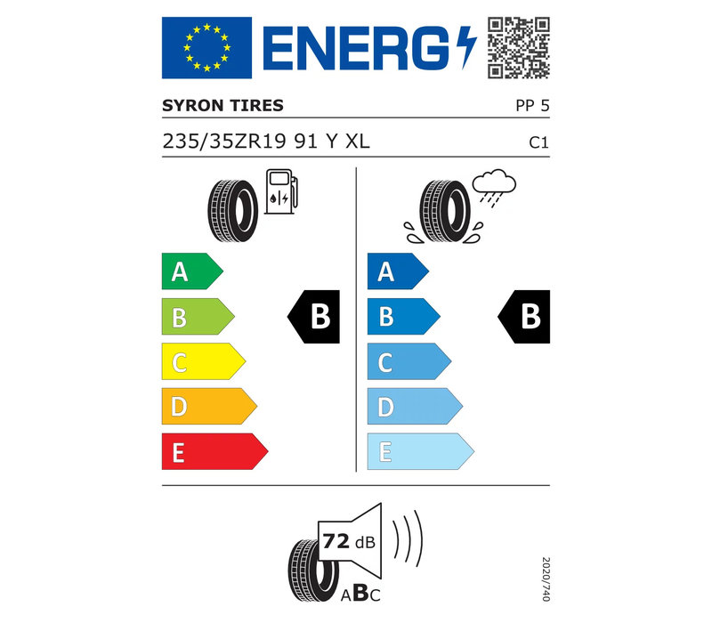 Syron Tires Premium Performance 235/35 ZR19''  91 Y XL