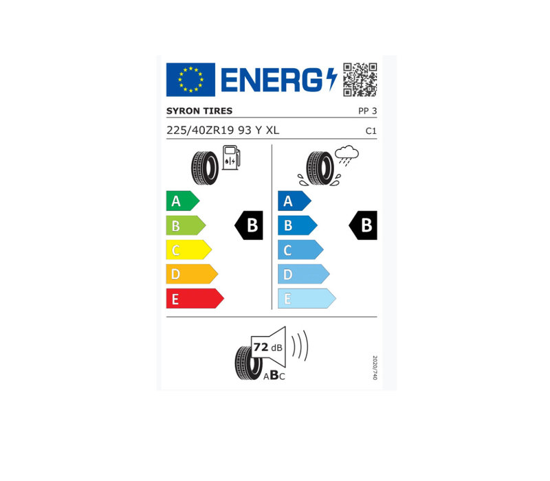 Syron Reifen Premium Performance 225/40 ZR19''  93 Y XL