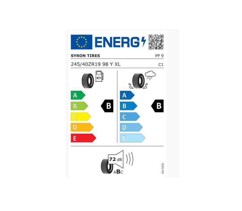 Syron Tires Premium Performance 245/40 ZR19''  98 Y XL