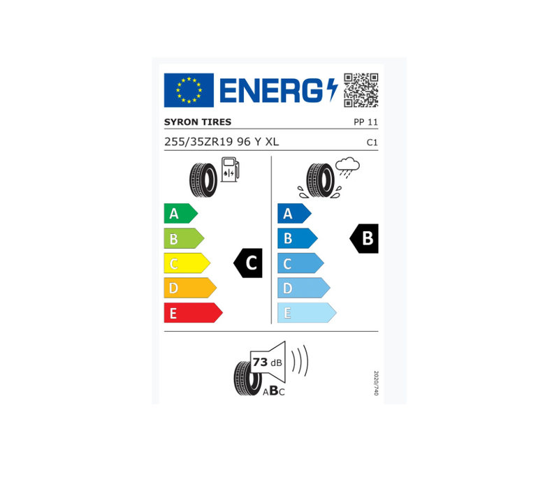 Syron Tires Premium Performance 255/35 ZR19''  96 Y XL