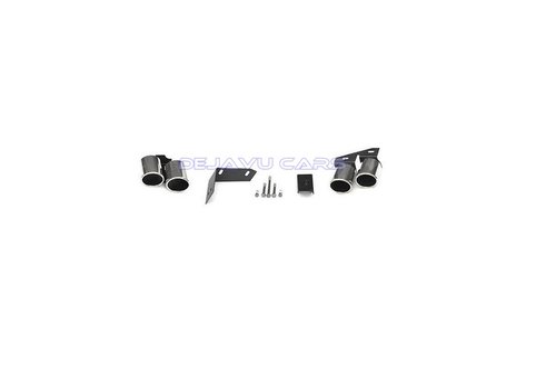 OEM Line ® S Look muffler tips (Variant 2) for Audi S3 S4 S5 S6 S7 S8 SQ3 SQ5 SQ7