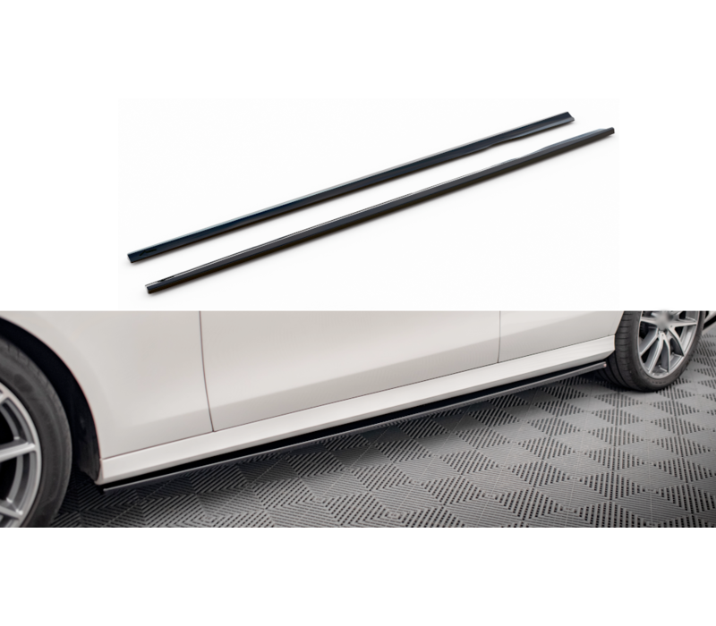 Seitenschweller Diffusor für Mercedes Benz E Klasse W213 Facelift AMG Line Limousine / Estate