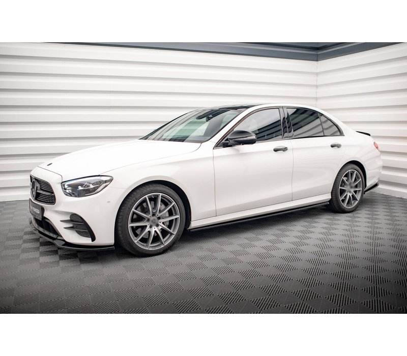 Side Skirts Diffuser for Mercedes Benz E Class W213 Facelift AMG Line Sedan / Estate