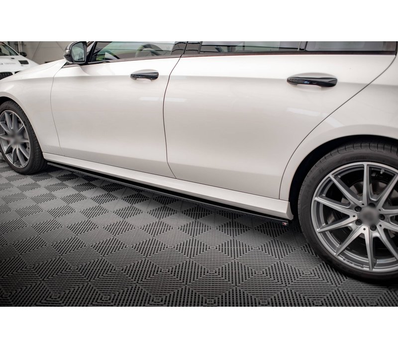 Seitenschweller Diffusor für Mercedes Benz E Klasse W213 Facelift AMG Line Limousine / Estate