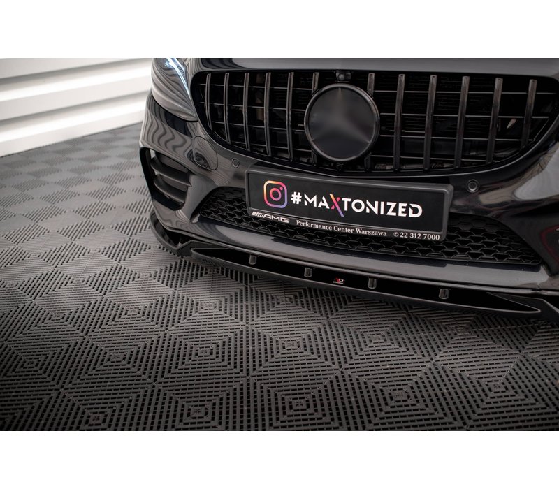 Front Splitter V.2 voor Mercedes Benz C-Klasse W205 Facelift AMG Line / C43 AMG