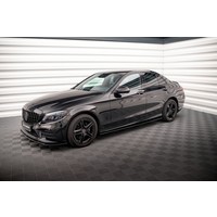 Seitenschweller Diffusor für Mercedes Benz C-Klasse W205 Facelift AMG Line / C43 AMG