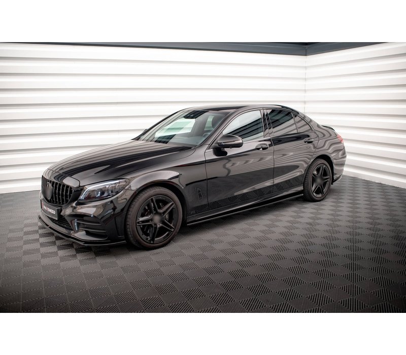 Side Skirts Diffuser voor Mercedes W205 Facelift AMG Line