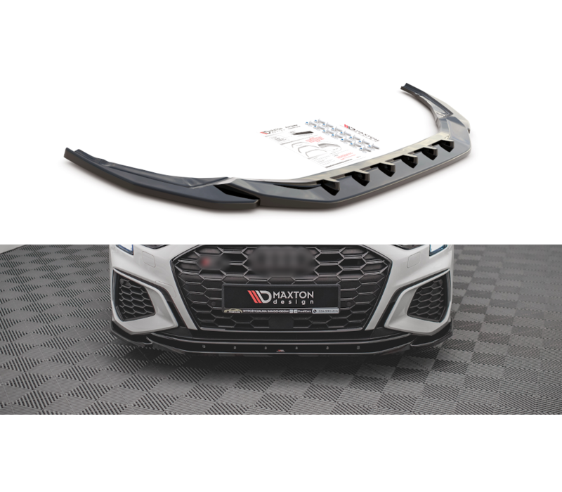 Front Splitter V.4 for Audi S3 8Y / A3 8Y S line