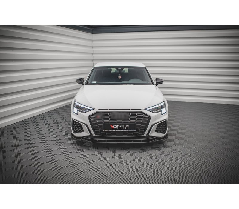 Front Splitter V.4 for Audi S3 8Y / A3 8Y S line