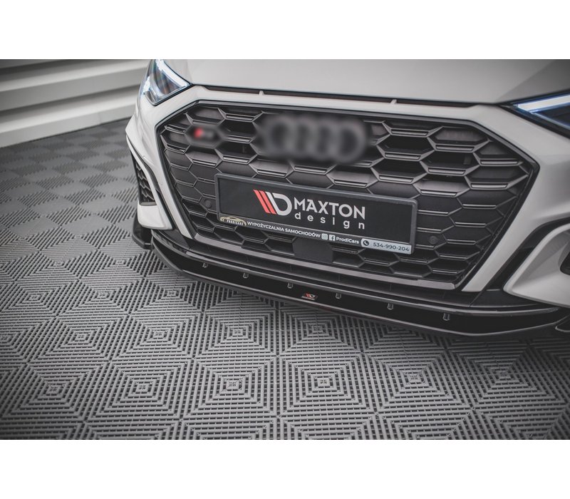 Front Splitter V.4 for Audi S3 8Y / A3 8Y S line