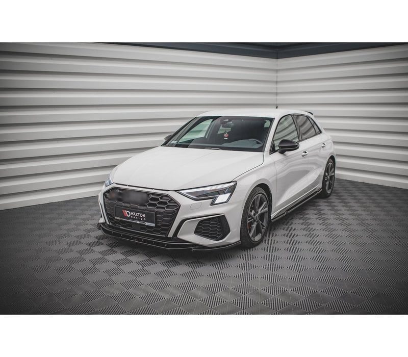 Front Splitter V.4 for Audi S3 8Y / A3 8Y S line