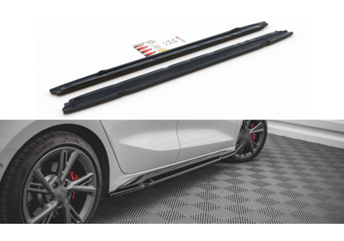 Maxton Design Side Skirts Diffuser V.1 voor Audi S3 / A3 8Y S line Sedan/Sportback