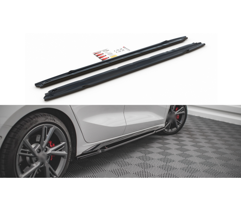 Side Skirts Diffuser V.1 for Audi S3 / A3 8Y S line Sedan/Sportback