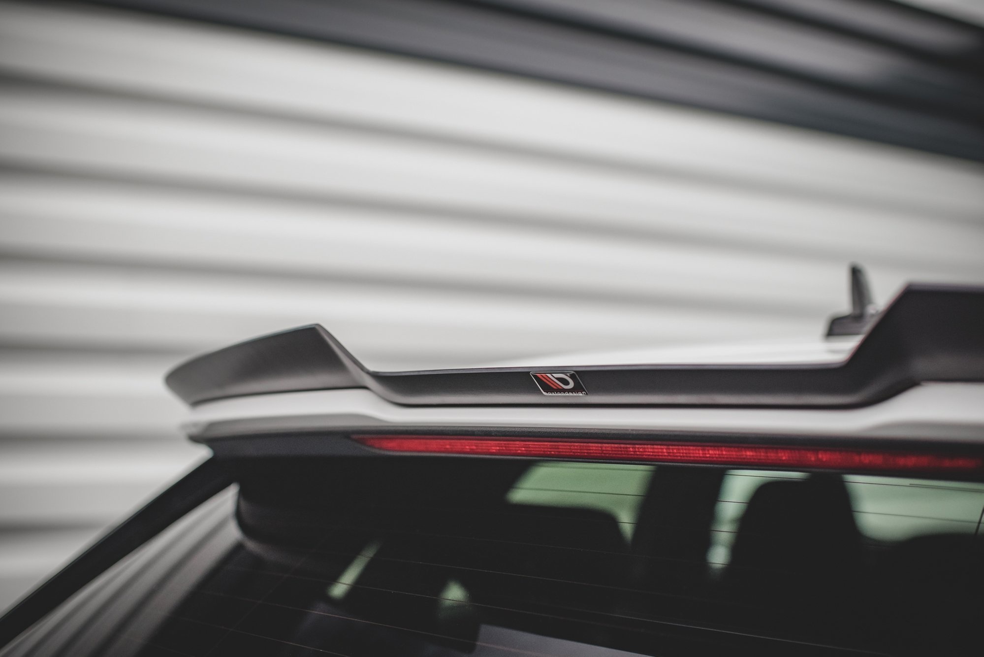 thumbnail image 2 of Maxton Design Gloss Black Rear Spoiler Extension Cap V2 For Audi RS3 8V Sportback 2 of 5