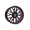 MAM WHEELS MAM RS4 Felgen 19'' - BLACK PAINTED RED INSIDE - 8.5x19 5/112