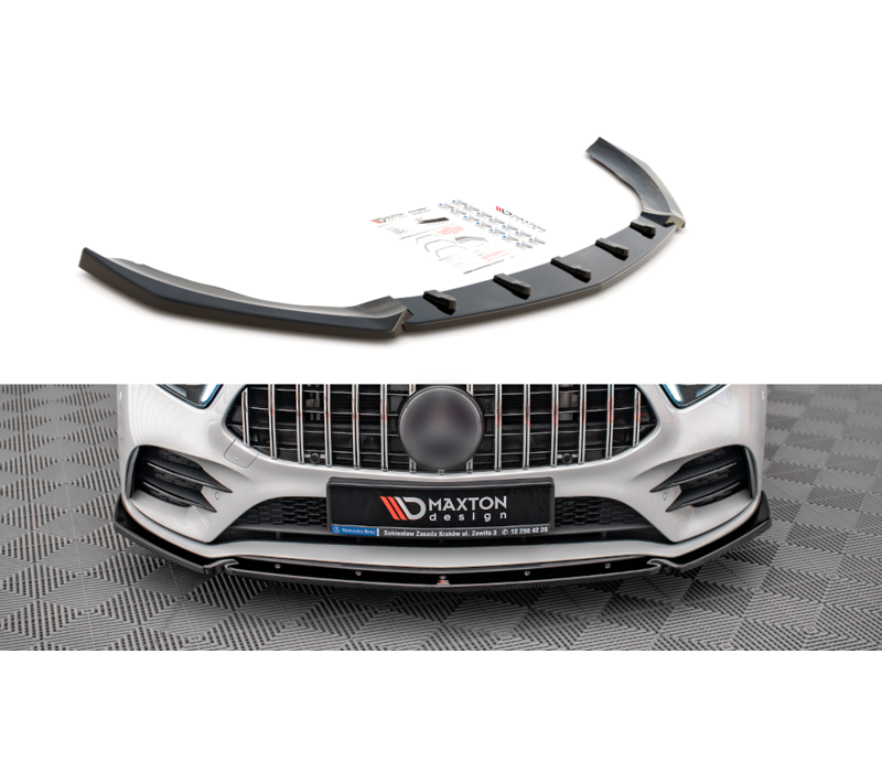 Front Splitter V.4 for Mercedes Benz A Class A35  AMG / W177 V177 AMG Line