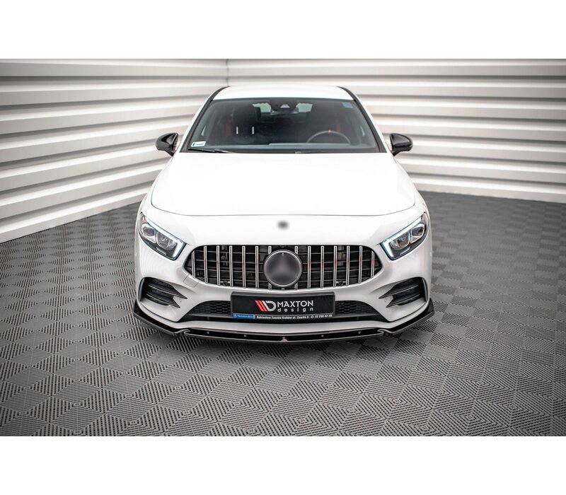 Front Splitter V.4 for Mercedes Benz A Class A35  AMG / W177 V177 AMG Line