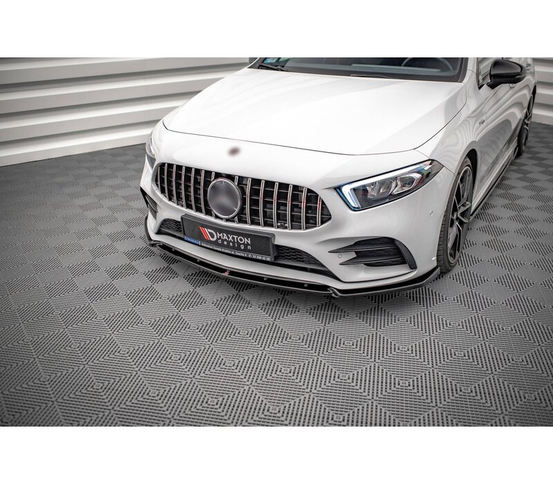 Front Splitter V.4 for Mercedes Benz A Class A35  AMG / W177 V177 AMG Line