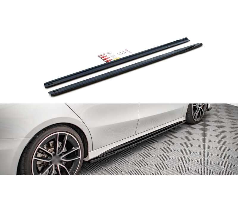 Side Skirts Diffuser V.2 for Mercedes Benz A Class A35  AMG / W177 V177 AMG Line