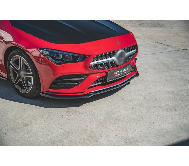 Front Splitter V.1 voor Mercedes Benz CLA Klasse CLA35  AMG / W118 C118 X118 AMG Line