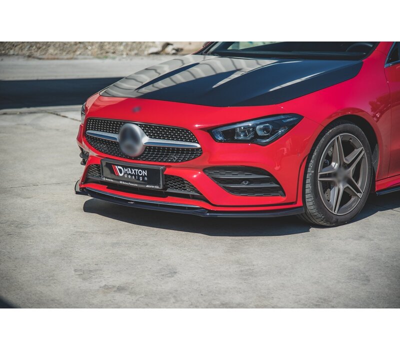 Front Splitter V.1 for Mercedes Benz CLA Class CLA35  AMG / W118 C118 X118 AMG Line