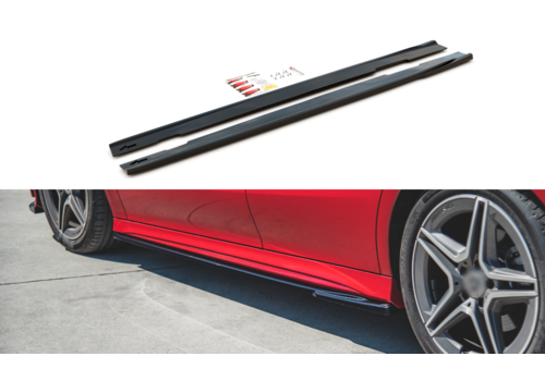 Maxton Design Side Skirts Diffuser for Mercedes Benz CLA Class CLA35  AMG / W118 C118 X118 AMG Line