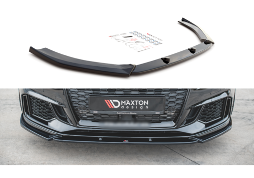 Maxton Design Front splitter V.4 for Audi RS3 8V Sportback Facelift