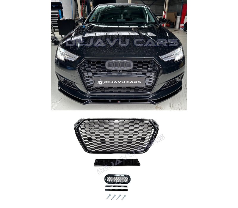 RS4 Look Front Grill for Audi A4 B9 / S line / S4