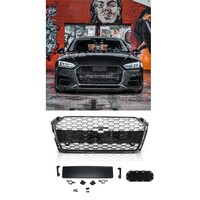 RS5 Look Front Grill Black Edition voor Audi A5 B9