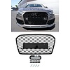 OEM Line ® RS6 Look Kühlergrill Black Edition für Audi A6 C7.5 Facelift