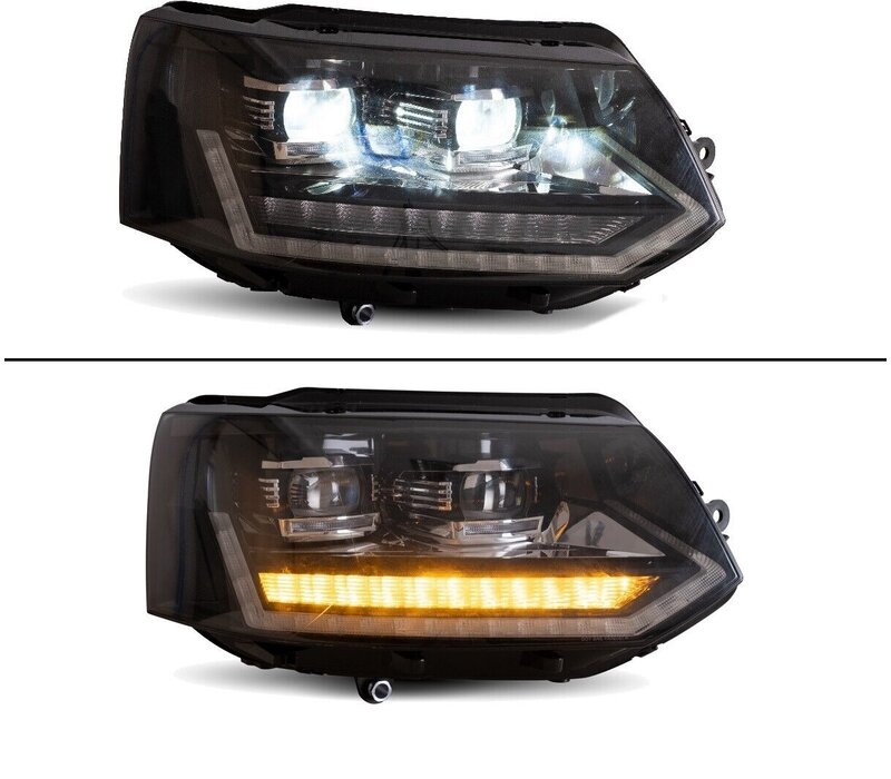 T6.1 Look Full LED Matrix Headlights with Start Up Animation for Volkswagen Transporter T5.1