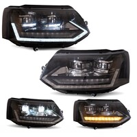 T6.1 Look Full LED Matrix LED Headlights with Start Up Animation for Volkswagen Transporter T5.1