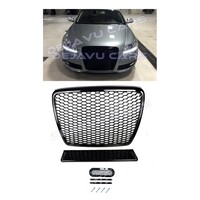 RS6  Look Front Grill Black Edition for Audi A6 C6 4F