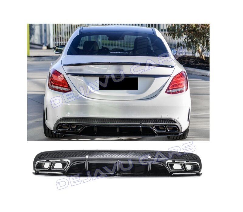 C63 AMG Edition 1 Look Diffuser voor Mercedes Benz C-Klasse W205 / S205