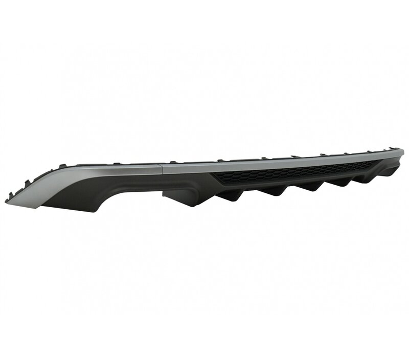 S3 Look Diffuser Platinum gray for Audi A3 8V Sportback / Hatchback