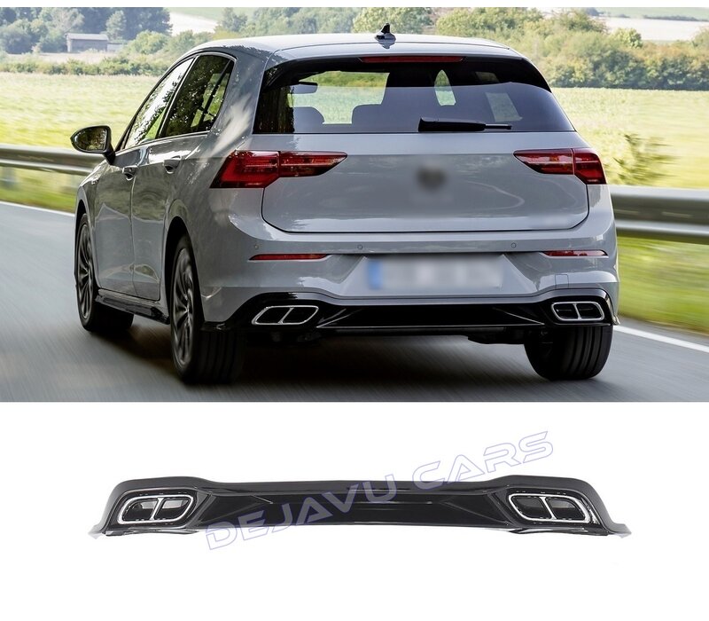 R Line Look Diffuser for Volkswagen Golf 8 Hatchback R line / GTI / GTD / GTE