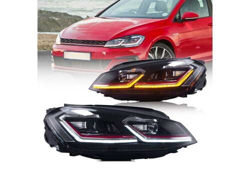 OEM Line ® GTI 7.5 Facelift Xenon Look Dynamische LED Koplampen voor Volkswagen Golf 7