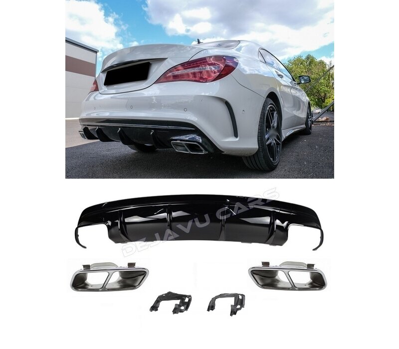 Facelift CLA45 AMG Look Diffuser voor Mercedes Benz CLA-Klasse W117 / C117 / X117