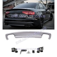 S4 Look Diffuser + Exhaust tail pipes for Audi A4 B8.5 (S line)