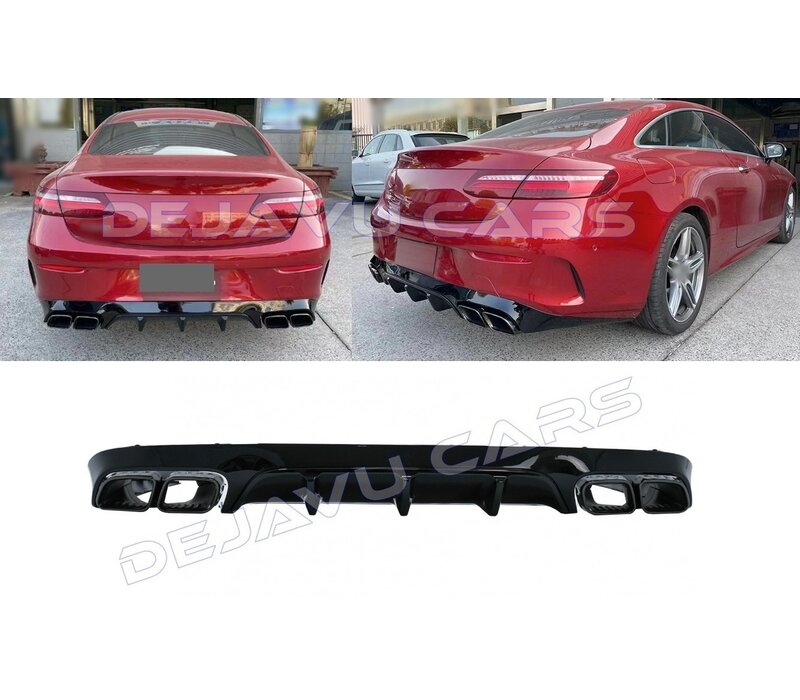 E63 AMG Look Diffuser Night Package for Mercedes Benz E-Class C238 / A238