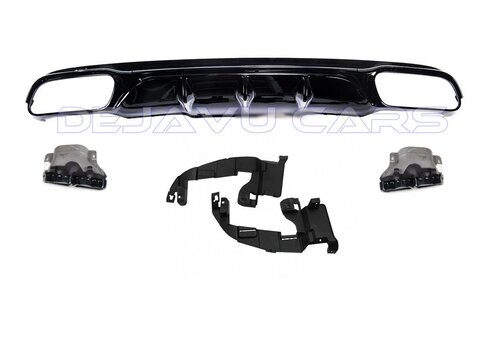 OEM Line ® E63 AMG Look Diffuser Night Package for Mercedes Benz E-Class W213 / S213