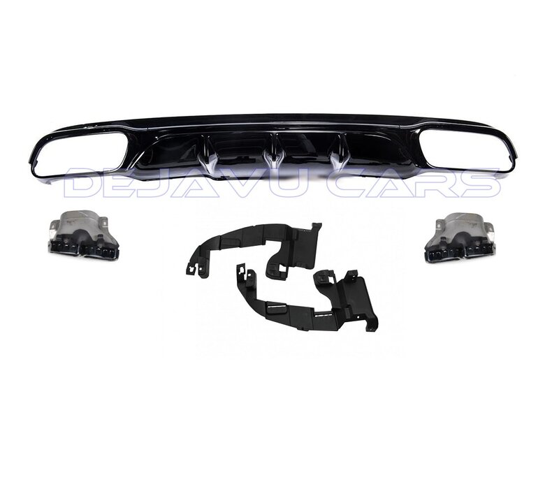 E63 AMG Look Diffuser Night Package for Mercedes Benz E-Class W213 / S213