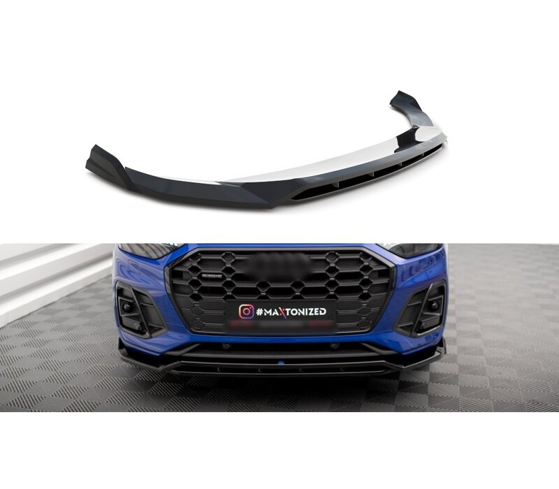Front splitter V.1 for Audi Q5 FY Facelift S line / SQ5 FY Facelift SUV / Sportback
