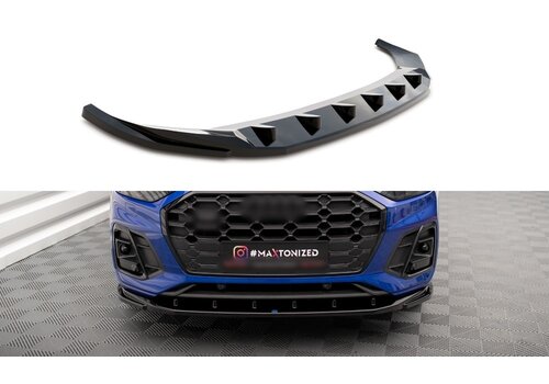 Maxton Design Front splitter V.2 for Audi Q5 FY Facelift S line / SQ5 FY Facelift SUV / Sportback